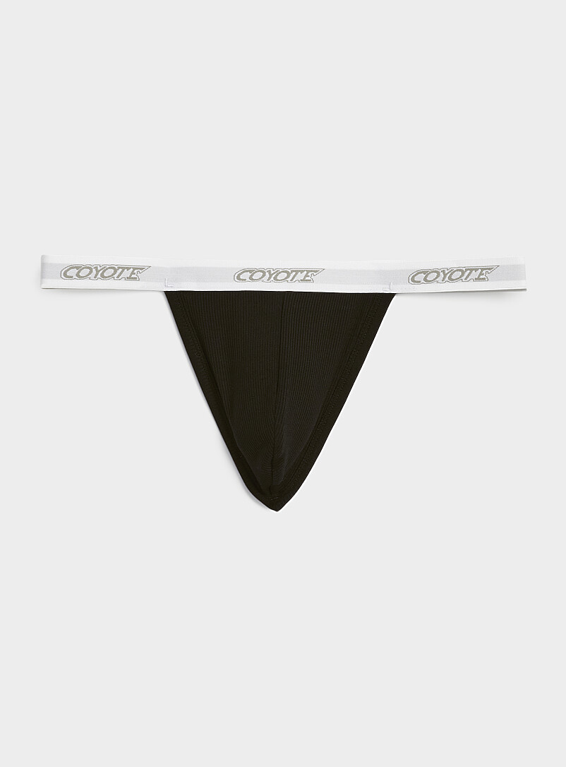 Ribbed thong Cotton product image (primary)