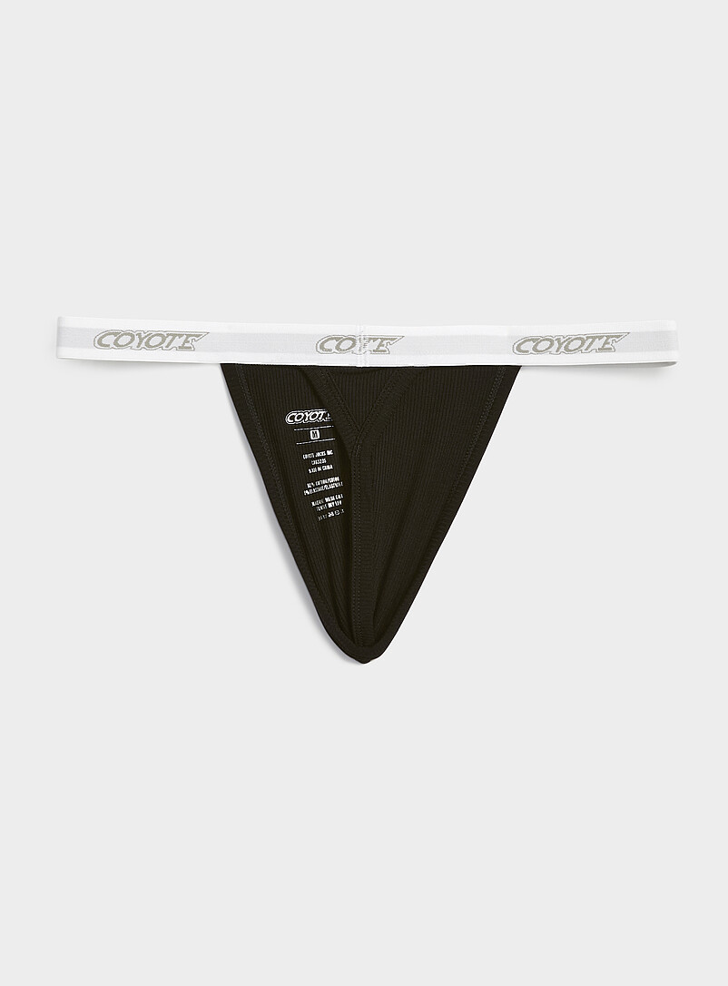 Ribbed thong Cotton product image 2