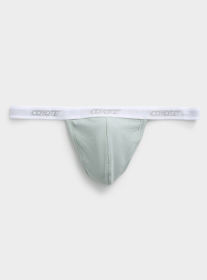 Ribbed Thong Cotton