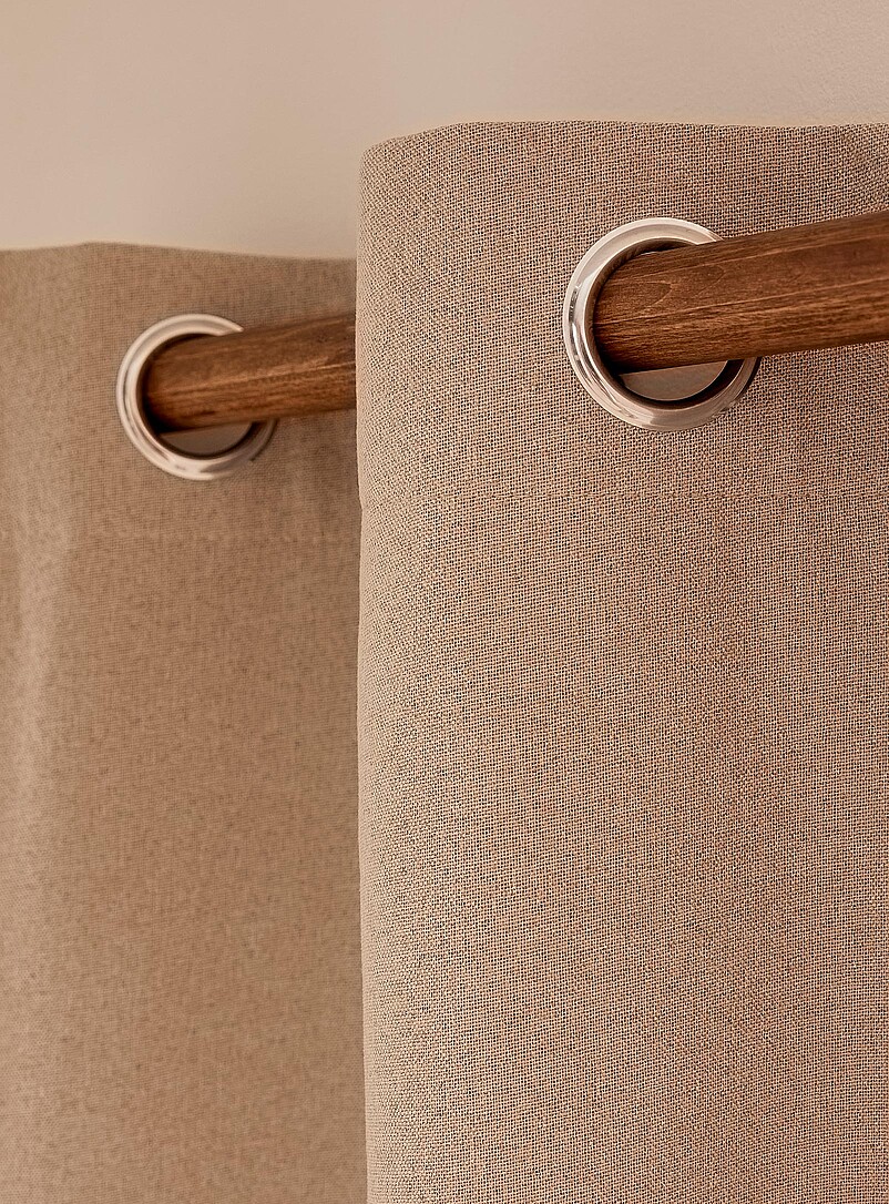 Simons Maison Sand Speckled blackout curtain <b>Single panel</b> 130 x 220&nbsp;cm