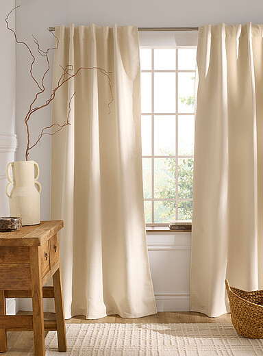 Le rideau coupe-lumi&egrave;re chevrons <b>Un panneau</b> 135 x 220 cm