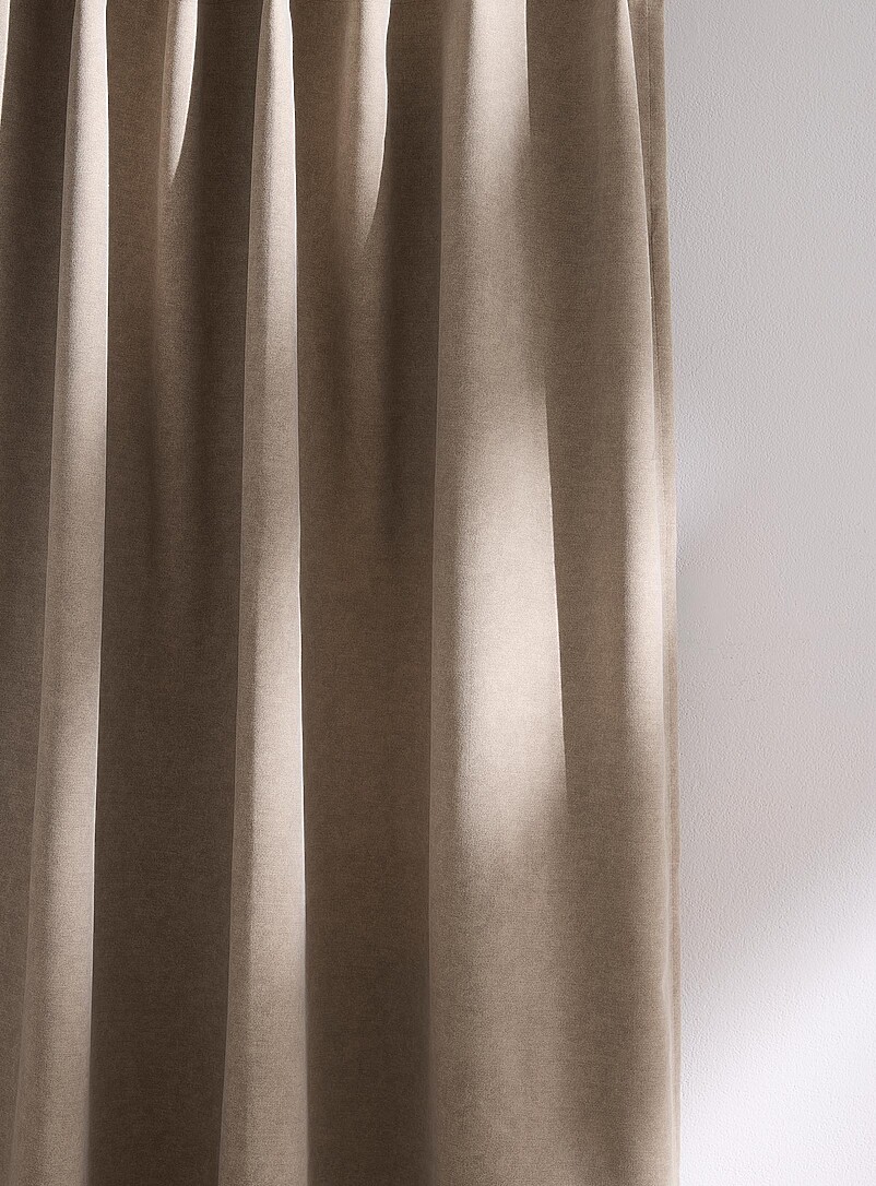 Velvety heathered blackout curtain One panel 135 x 220 product image 2