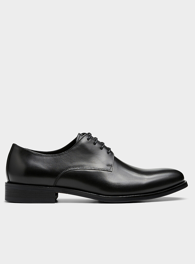 Smooth Leather Derby Shoes Men