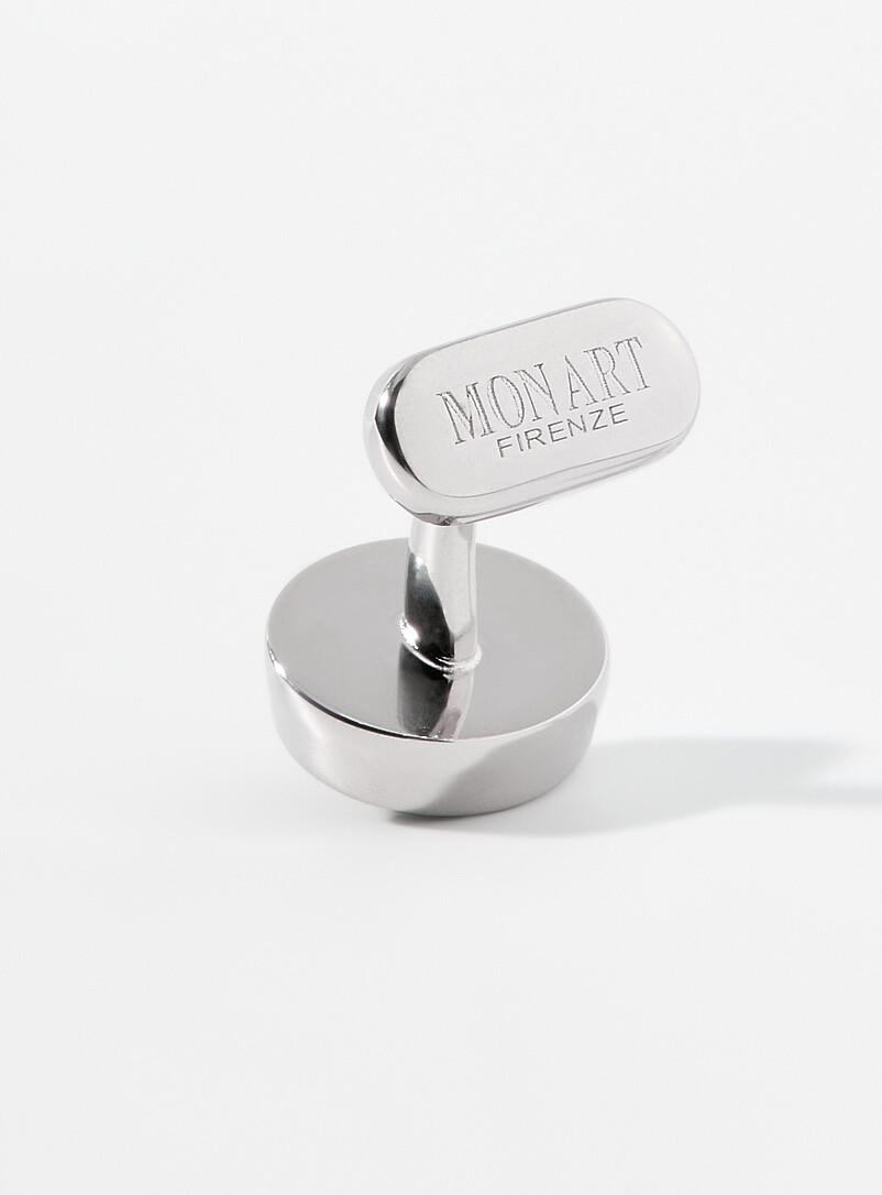 Black Swarovski crystal cufflinks product image 2