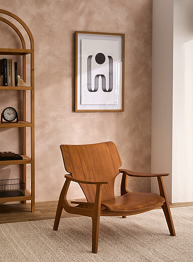 Nordik teak lounge chair