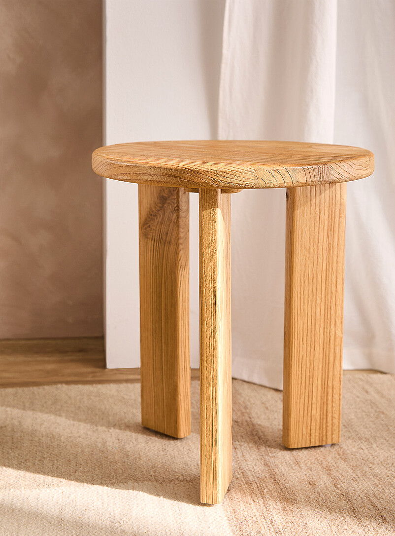CRUSO&Euml; Black Tuscany round accent table