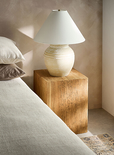 La table d'appoint bois de teck Cubicule Bali