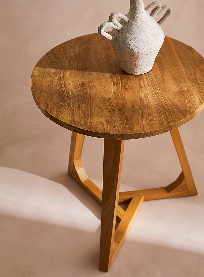 Minimalist teakwood side table product image 2