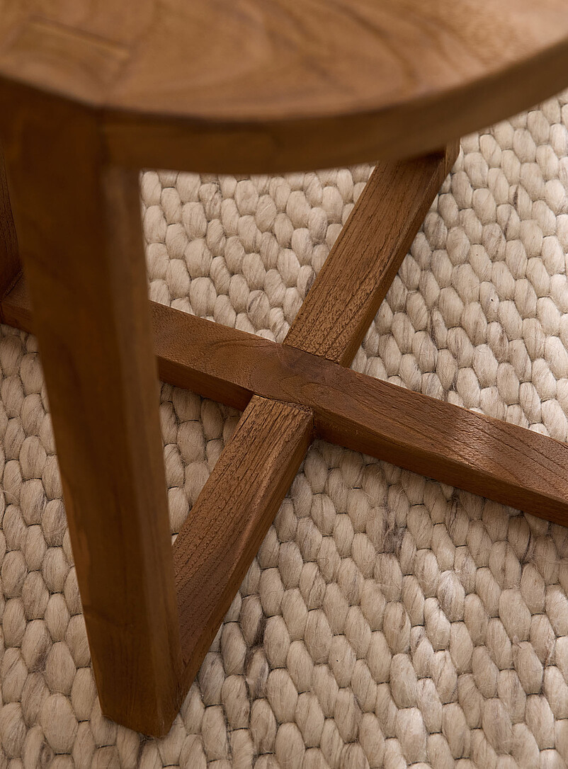Recycled wood indoor and outdoor stool product image 3