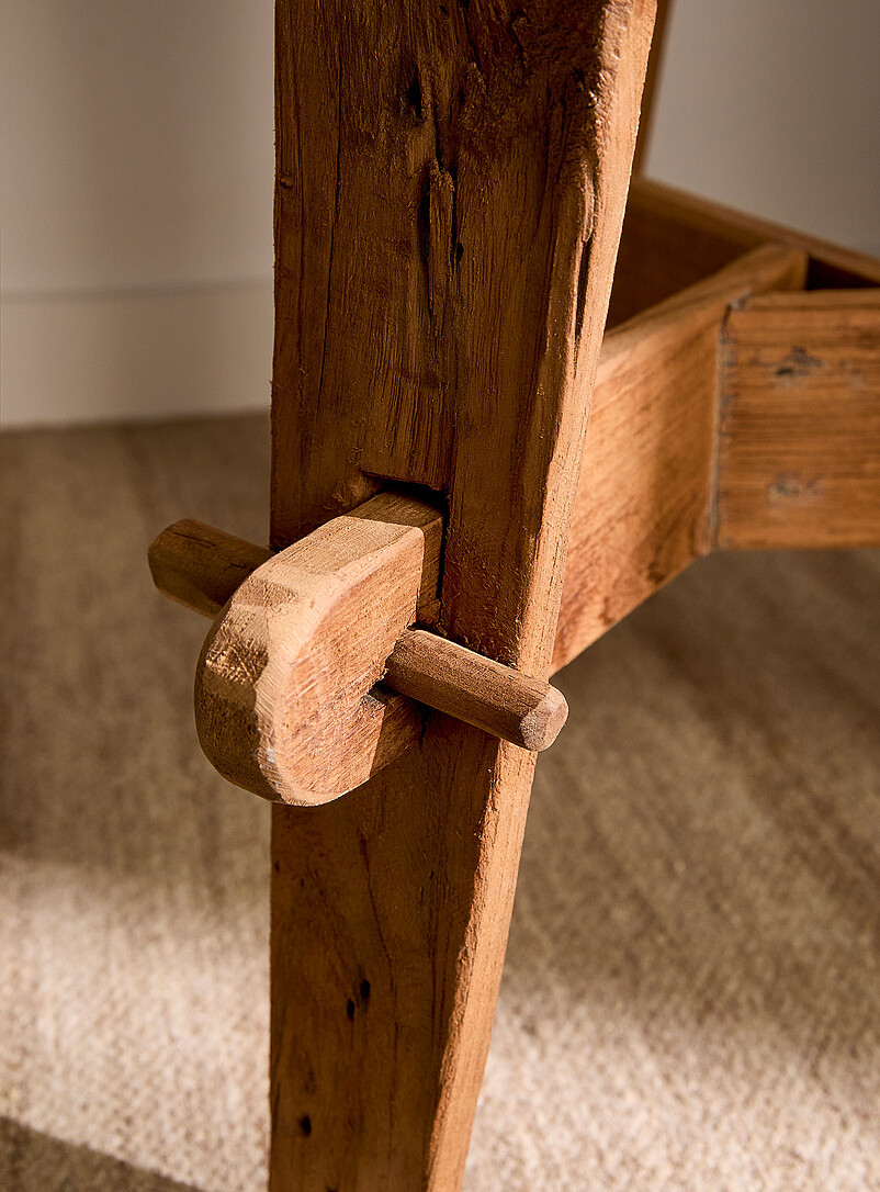 Rembrandt recycled teak high accent table product image 3