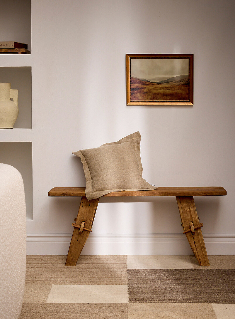 Recycled teak Rembrandt bench product image (primary)