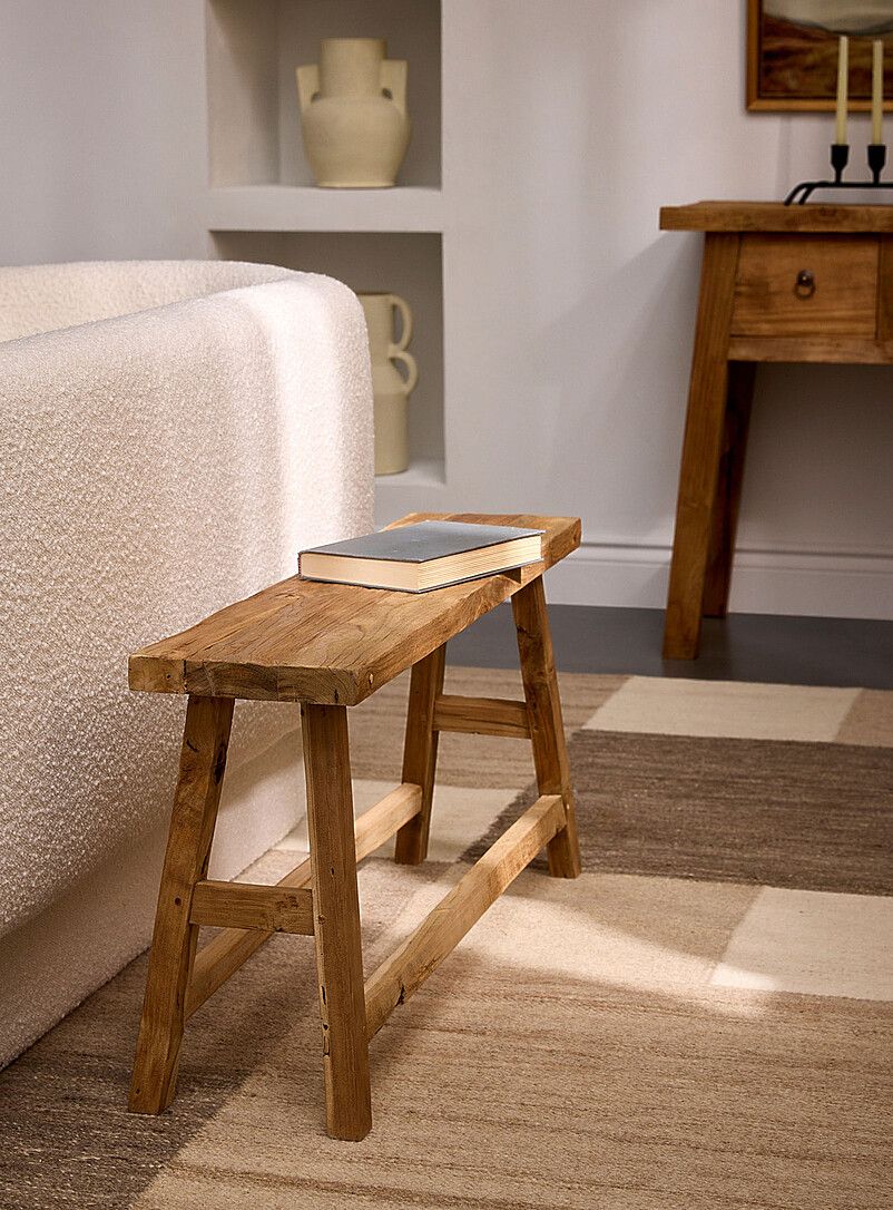 Recycled-teak Léon bench product image (primary)