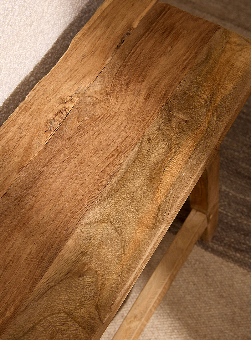 Recycled-teak Léon bench product image 2