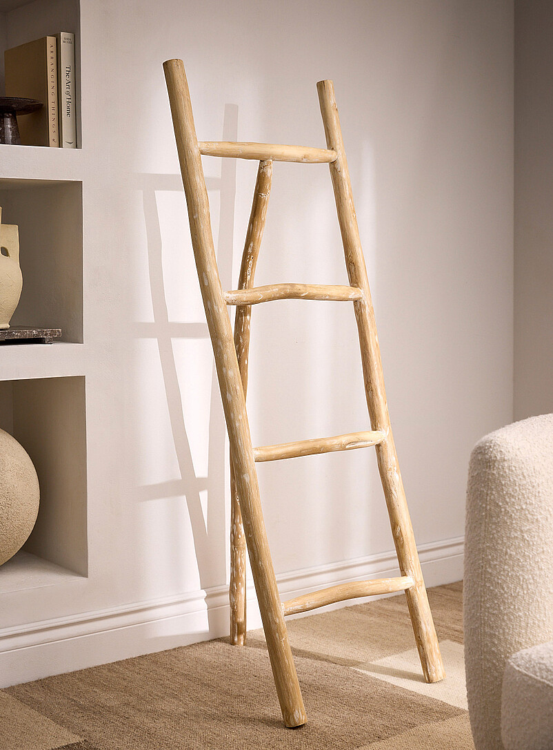 Teak wood ladder with stand product image 2
