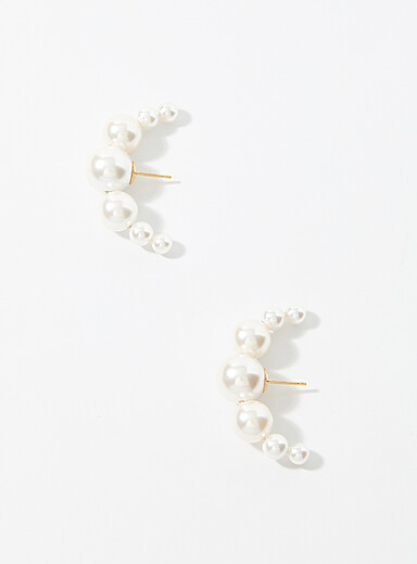 Domingo pearl earrings