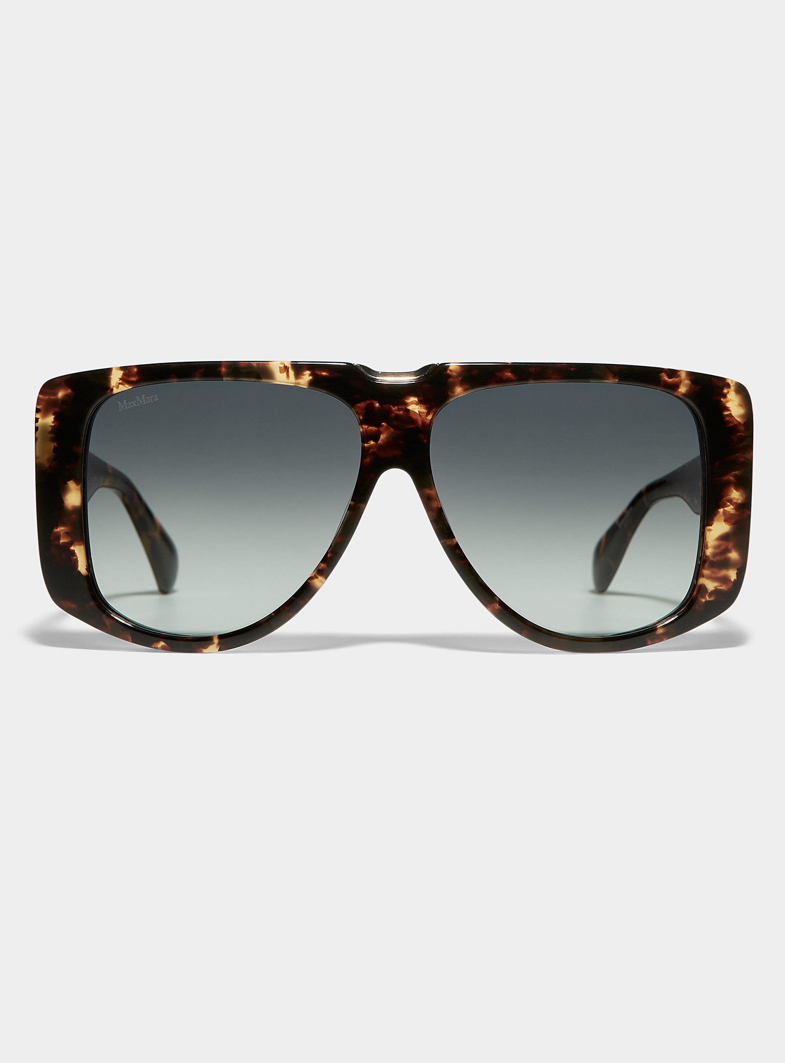 Max Mara Spark Visor Sunglasses In Black