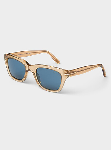 Snowdon square amber sunglasses