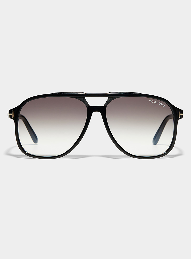 Tom Ford: Les lunettes de soleil aviateur Raoul Noir pour homme