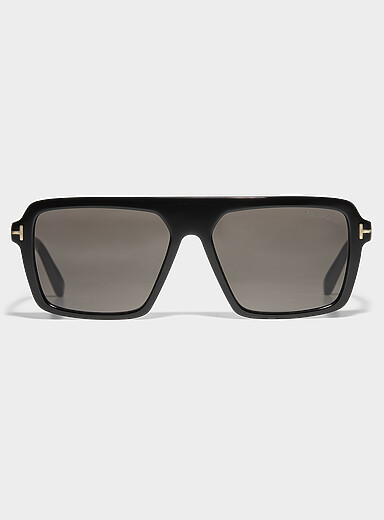Les lunettes de soleil carr&eacute;es Vincent