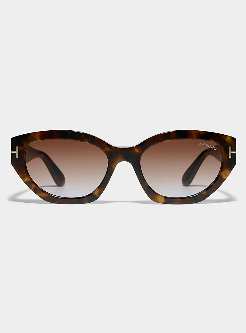 Tom Ford: Les lunettes de soleil oeil de chat Penny Taupe pour femme