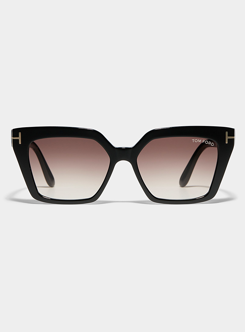 Tom Ford: Les lunettes de soleil oeil de chat Winona Noir pour femme