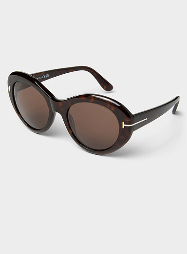 Les lunettes de soleil rondes surdimensionn&eacute;es Elodie