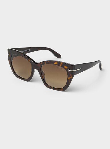 Les lunettes de soleil carr&eacute;es &oelig;il de chat dissip&eacute; Joni