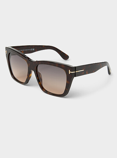 Les lunettes de soleil carr&eacute;es surdimensionn&eacute;es Flynn