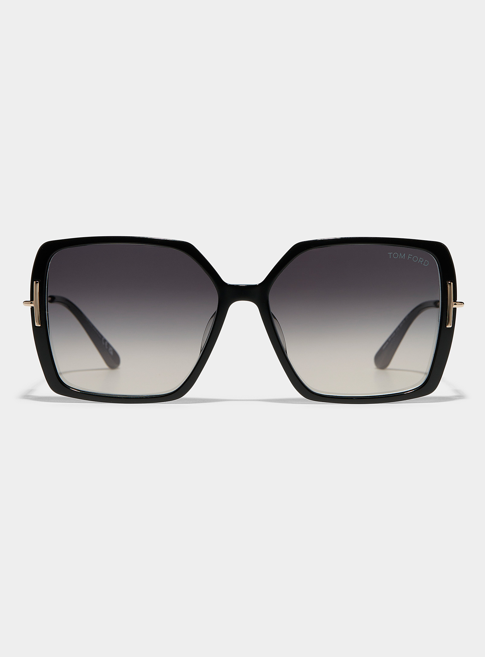 Tom Ford Joanna Square Sunglasses In Black
