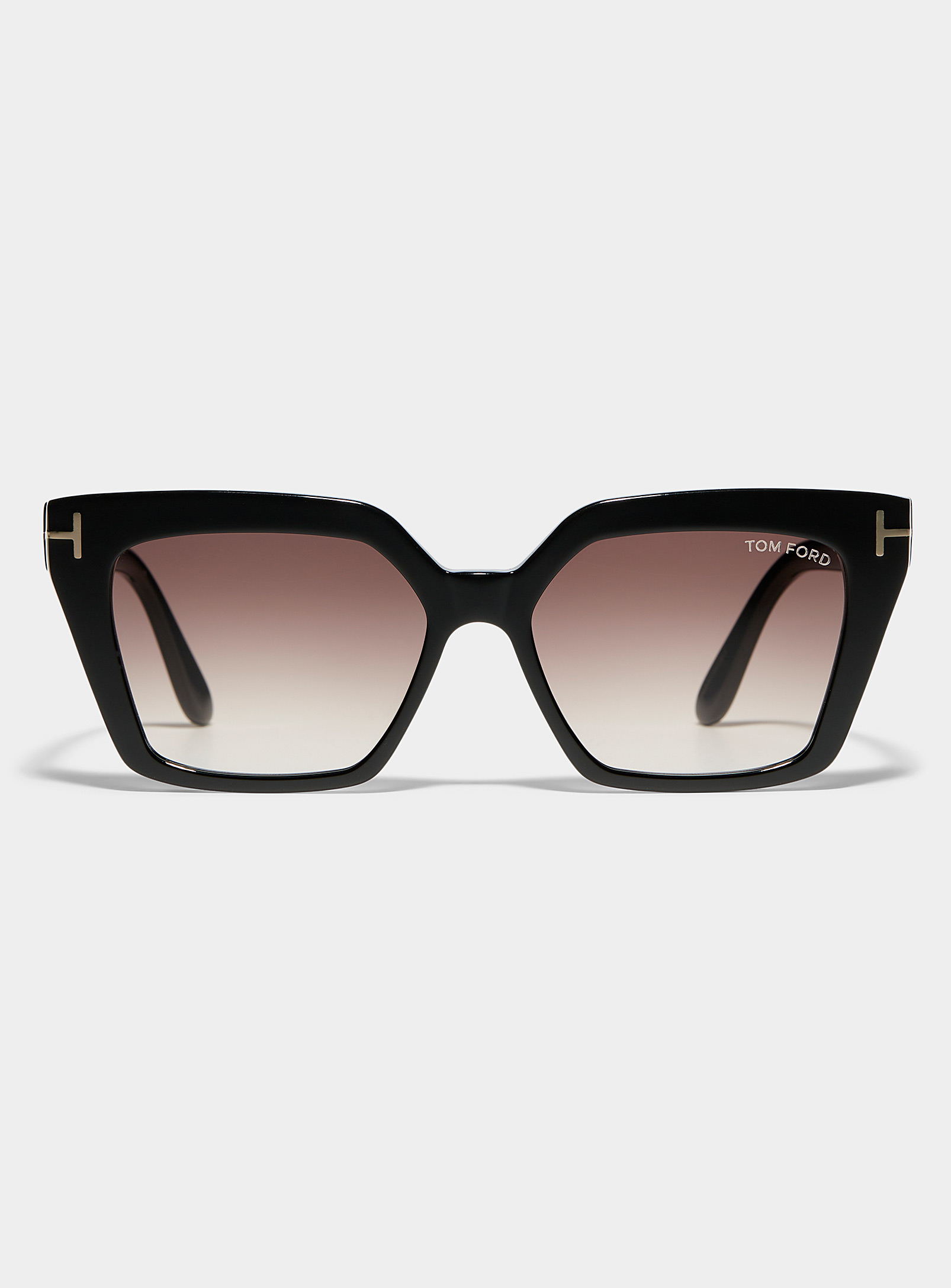 Tom Ford Winona Cat-eye Sunglasses In Black