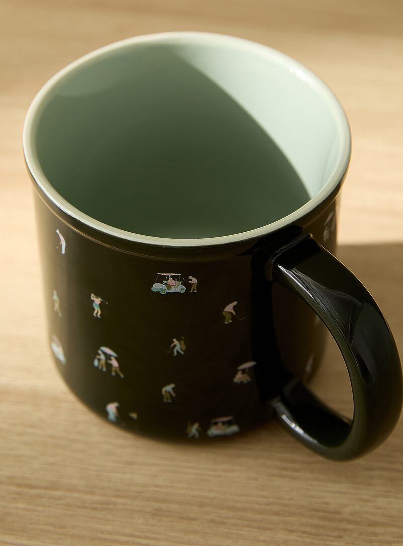 Simons Maison: La tasse golf Vert fonc&eacute; - Mousse