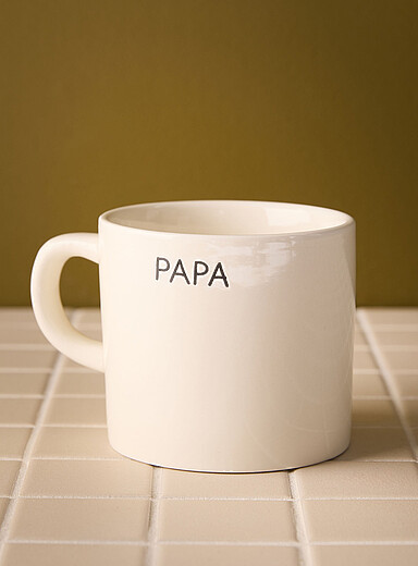 Papa printed mug