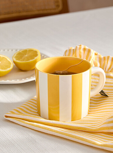 La tasse rayures parasol