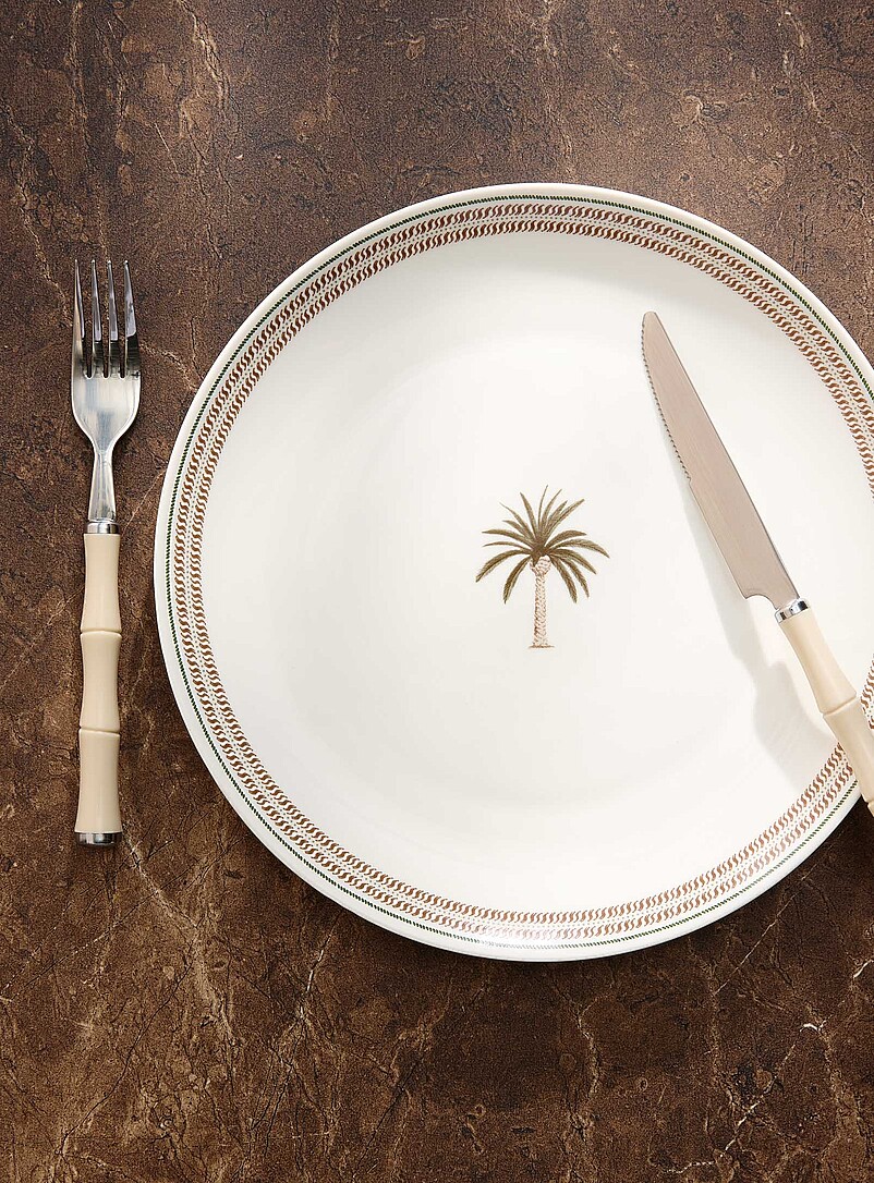 Palm Tree Large Plate