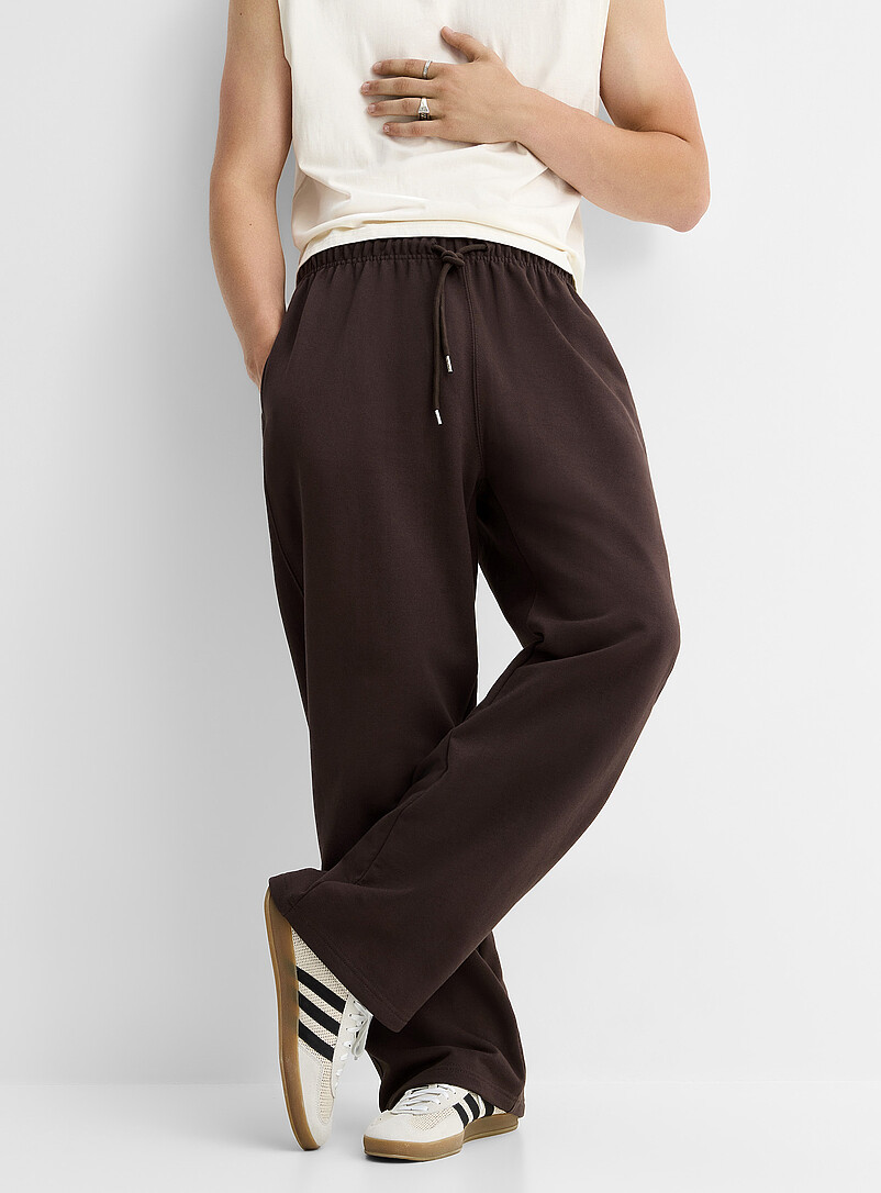 Djab Grey Wide-leg sweatpant Relaxed fit <b>Imported from Seoul</b> for men