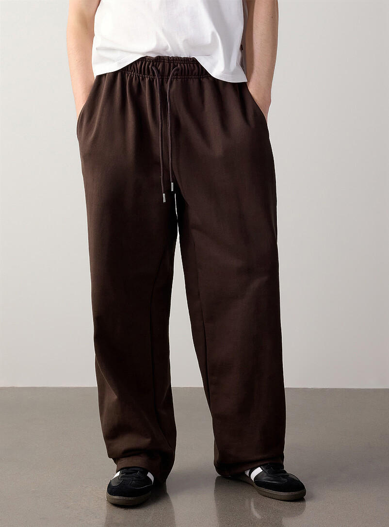 Washed wide-leg sweatpant Relaxed fit Imported from Seoul | Djab