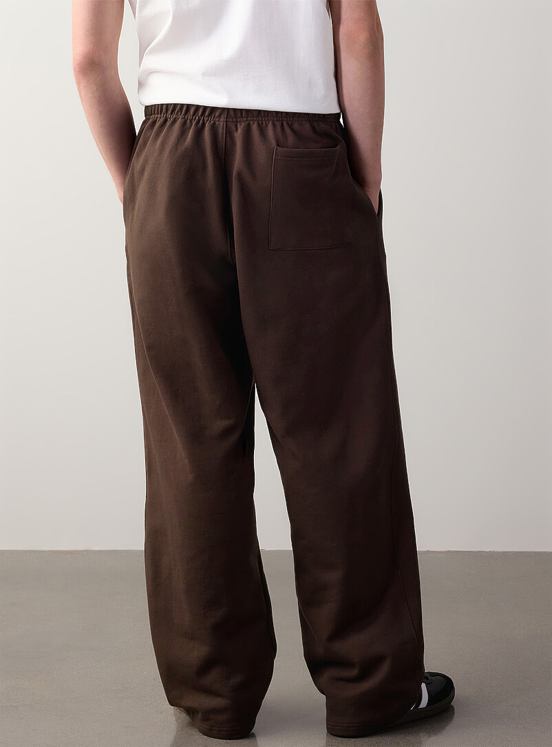 Washed wide-leg sweatpant Relaxed fit Imported from Seoul | Djab