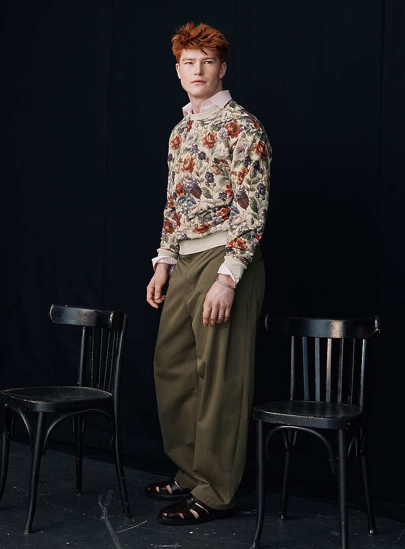 Colourful Twill Pant Loose Fit Imported From Seoul