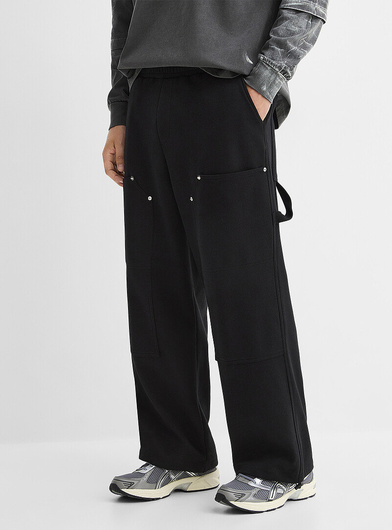 Carpenter-style sweatpant Relaxed fit Imported from Seoul product image 2