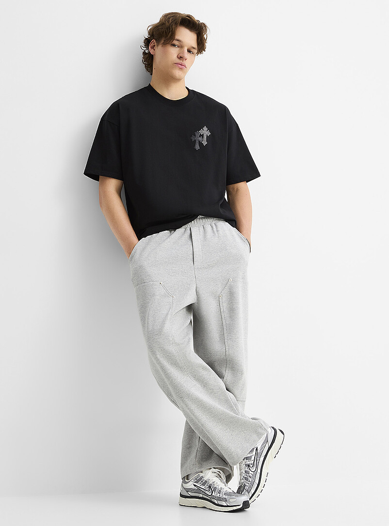 Carpenter-Style Sweatpant Relaxed Fit Imported From Seoul