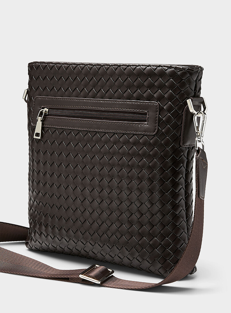 Braided faux-leather shoulder bag product image 2
