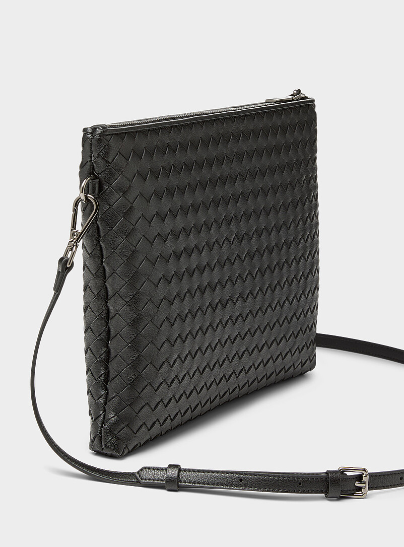 Braided genuine leather clutch product image 2