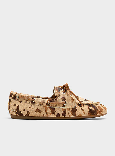 Sperry: La chaussure bateau &eacute;troite vache Femme Brun pour femme