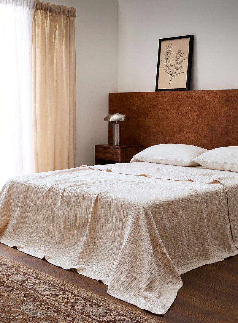 Pure organic cotton gauze blanket product image (primary)