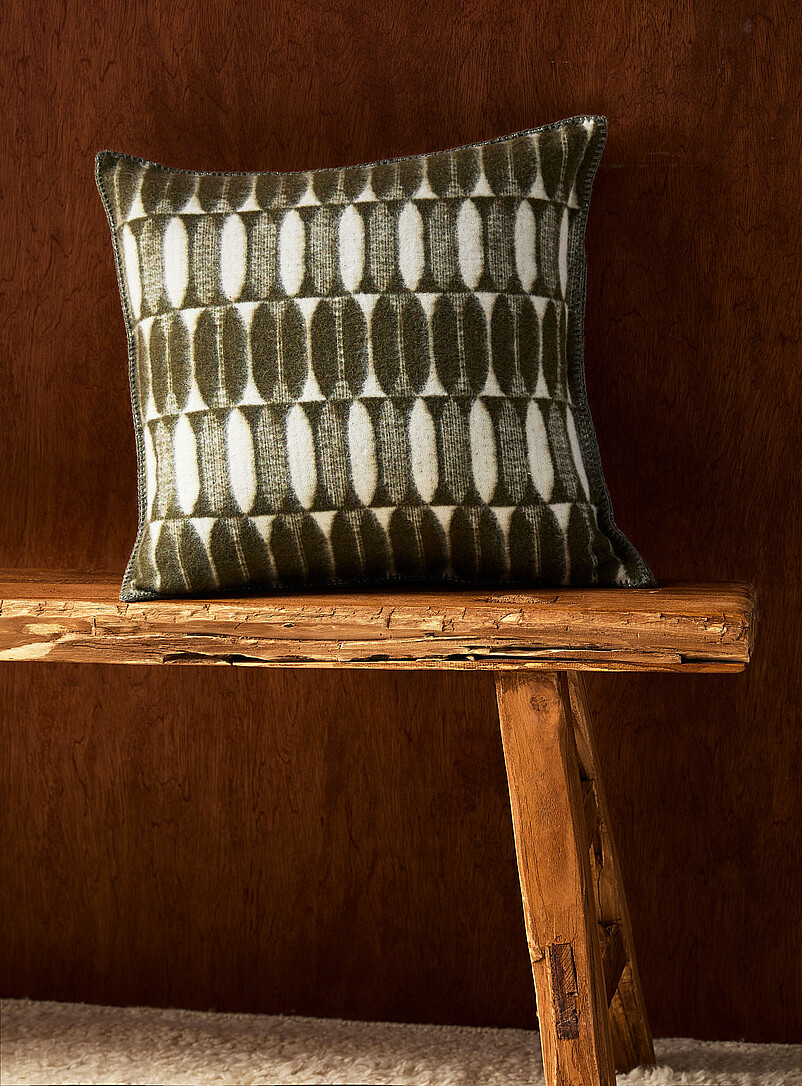 Retro Mosaic Removable-Cover Cushion 50 X 50 Cm