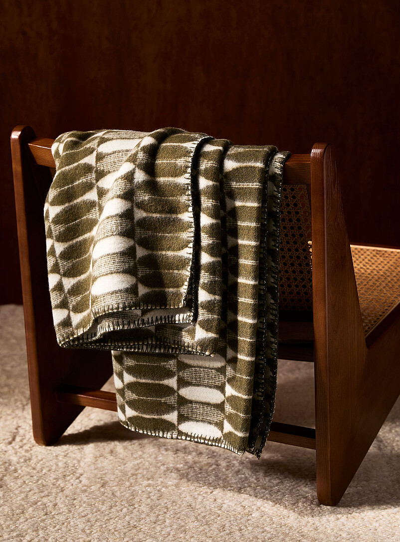 Retro mosaic throw 130 x 170 cm product image (primary)