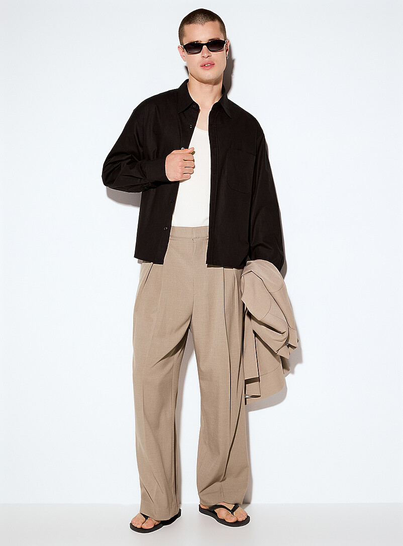 Crisp poplin boxy shirt Imported from Seoul product image (primary)