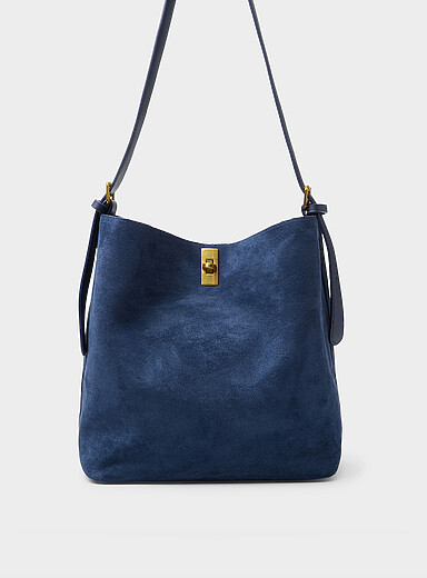 Simons: Le sac besace bandouli&egrave;re ceinture Ivoire - Beige cr&egrave;me pour femme