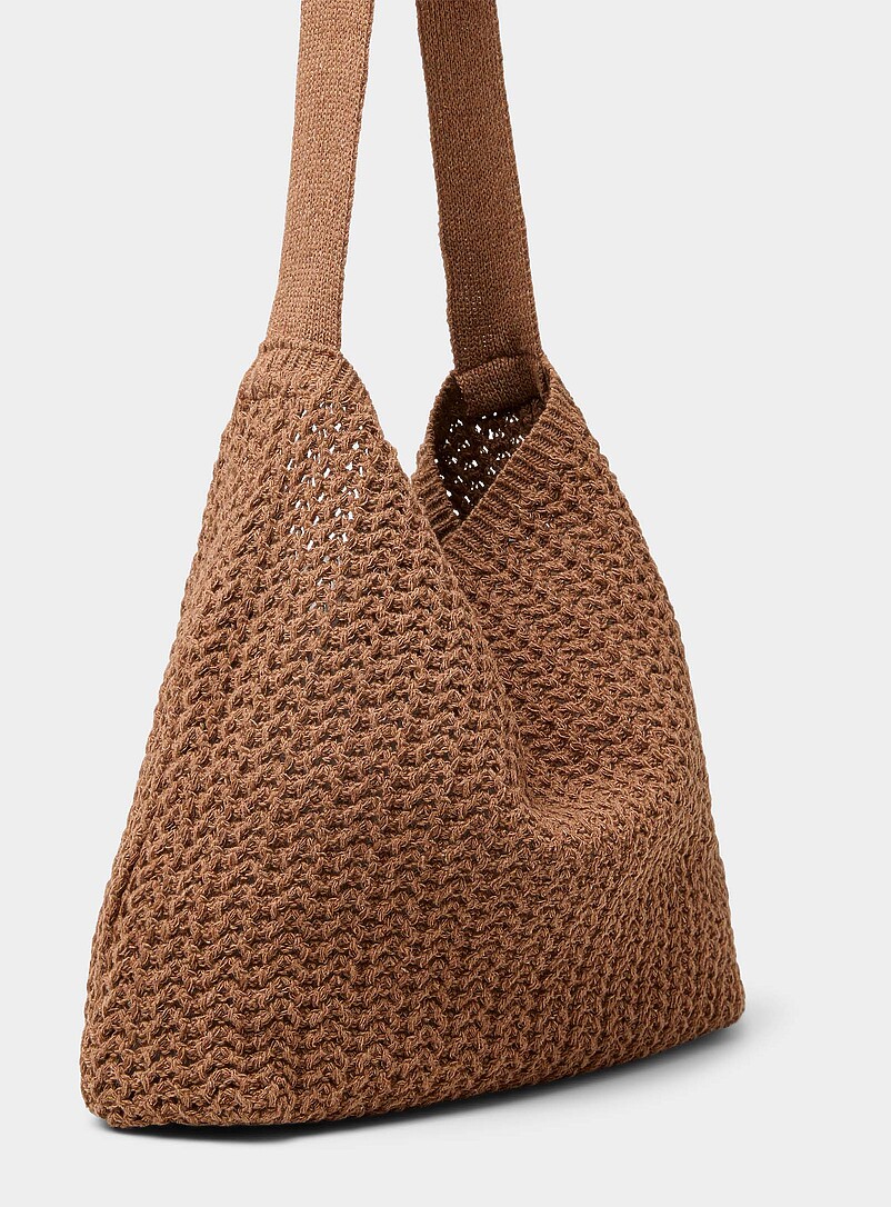 Le 31: Le cabas crochet&eacute; Noir pour homme