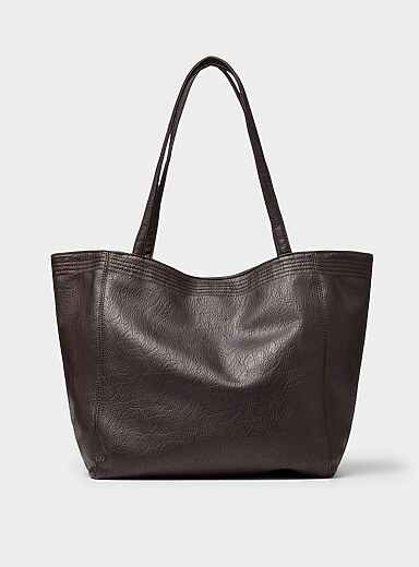 Le fourre-tout faux cuir souple